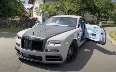 Marcus Rashford’s replacement for his wrecked Rolls-Royce Wraith was revealed after YouTuber bought his old one