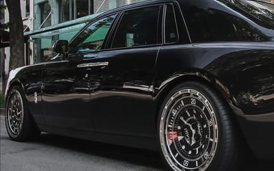 Owner's Rolls-Royce Phantom gets fully functional giant Rolex wheels in one-of-a-kind custom job