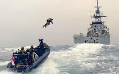 Royal Marines test ‘Iron Man’ jet packs in groundbreaking test