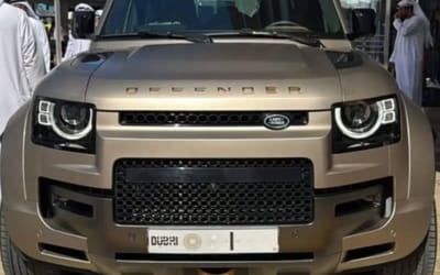 Ruler of Dubai gets new Land Rover Defender Octa which now displays his ‘1’ number plate