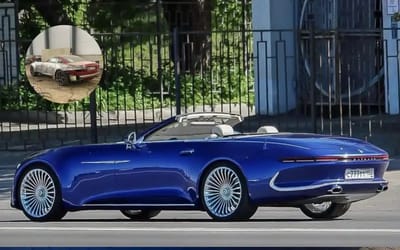 Mercedes-Maybach 19-foot luxury convertible concept brought to life by Russian garage