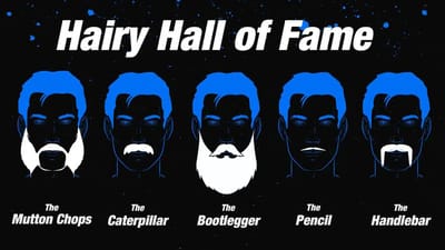 The hairy hall of fame: From the caterpillar to mutton chops