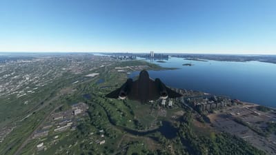 Incredible simulation shows what the SR-71's top speed would look like if it was flying at ground level