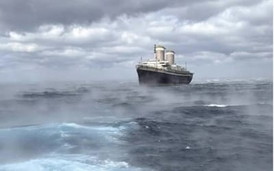 America’s flagship the SS United States successfully navigates choppy waters ahead of its new life as a coral reef