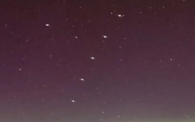 NASA astronaut's jaw-dropping footage shows rare video of Starlink 'train' in space