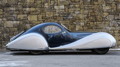 This Talbot-Lago is the most expensive French car ever sold and it looks like a teardrop