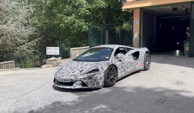 McLaren spotted testing new variants of its rapid 700hp Artura car