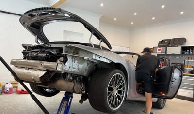 Man buys Porsche 911 that was struck by lightning then films video warning people to never ever do the same