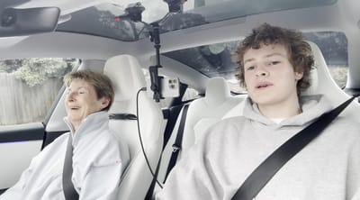 80-year-old woman who's waited a lifetime to be in a self-driving car gives honest reaction to Tesla FSD