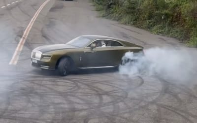 Six-year-old kid drifts a Rolls-Royce and not many people can believe it's not AI