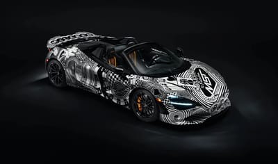 McLaren’s Project Viva transforms a 750s into Las Vegas inspired monochrome dream machine