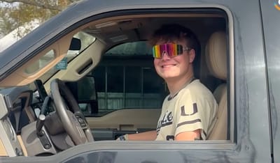 Louisiana teen who lost his cop dad in the line of duty is given incredible surprise after thinking his father's Ford truck was gone forever