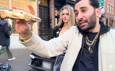 New York man melts scrap gold at 2,000 degrees to make a mini Lambo then attempts to trade for $350,000 Sterrato