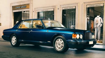 This 1996 Bentley was personalized by Giorgio Armani and it is heading to auction with an estimate as little as $50,000