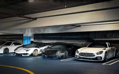 Californian found a secret vault of supercars in an LA underground parking lot