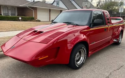 1990 custom Chevrolet pickup truck is strange yet desirable