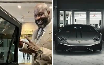 Shaquille O’Neal shares what he has to do to fit into Ferarris and Lamborghinis