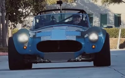 EV enthusiast created a ‘Frankenstein’ by combining a Plaid Tesla Model S and a 1967 Shelby Cobra