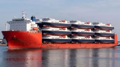 There's a ship shipping ship that ships shipping ships and it's absolutely massive