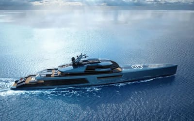 Shipyard that built Jeff Bezos’ yacht has revealed its spaceship-inspired 351ft superyacht