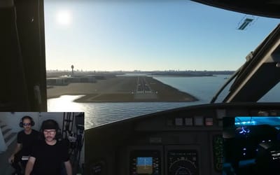 Real airline pilot takes on ultra difficult challenge on Microsoft Flight Simulator to see if he can replicate real life