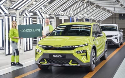 skoda-100000th-elroq-new-electric-suv-dominates-europe