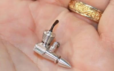 This is the smallest diesel engine in the world and it's not much bigger than an M&amp;M