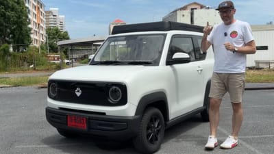 Man tries world's cheapest solar car and reveals whether he thinks the design will catch on globally