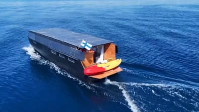 Man who built solar-powered yacht that can run forever ran it to 0% battery to see what happened