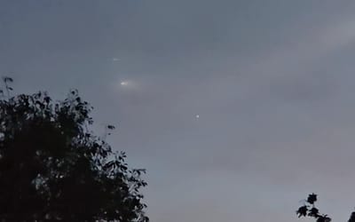 California man spots strange white object in sky during middle of SpaceX launch and asks what it is