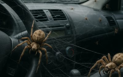 These are some clever tricks you can use to stop getting lots of spiders in your car in winter