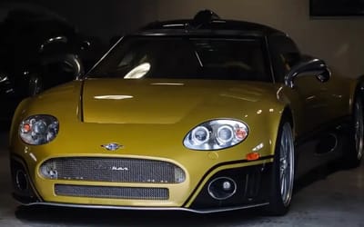 One-off gold Spyker C8 Double 12 comes with one of the most expensive options you can get on a car