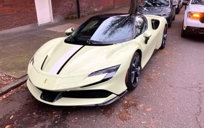 Alleged thief of stolen $1 million Ivory Ferrari SF90 might be the dumbest of all time