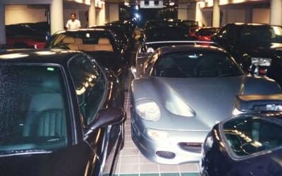 Never-before-seen images show the Sultan of Brunei’s 7,000 supercar collection rotting away