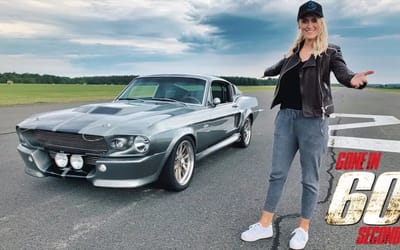 Supercar Blondie drove the 1967 Ford Mustang Eleanor driven by Nicholas Cage in ‘Gone in Sixty Seconds’ and screamed as it took off