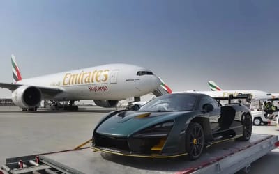 YouTuber got quite a shock when his multi-million dollar supercar collection received first-class experience on Emirates