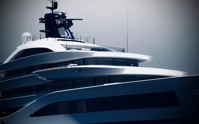 This new 288-foot superyacht features a pickleball court that converts into a helipad