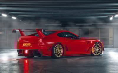 This supercar is a road-legal Ferrari 599XX that sells for half the price but there are only five being made