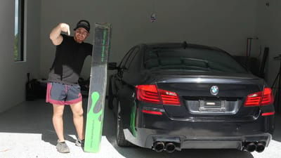 Florida man transforms cheapest BMW M5 into a supercar using only Temu parts he bought online