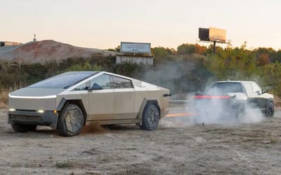 Tesla Cyberbeast put up against a Rivian R1T Tri in a tug of war for bragging rights and it was an incredibly close contest with an ultimate winner