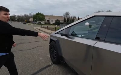 YouTuber recreates the infamous Tesla Cybertruck window smash test to see what happens