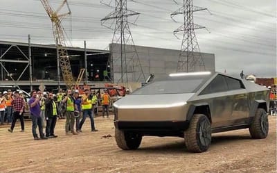 First production Tesla Cybertruck (finally!) leaves the factory