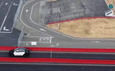 Tesla was spotted testing a never-before-seen prototype that people think might be its new affordable EV