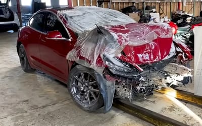 Massachusetts man starts to build diesel powered Model 3 after Tesla wouldn’t sell him a battery and motor for wrecked car, but the government halts project