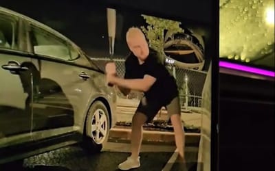 Tourist showed up just as California police were towing his Tesla because of footage from Sentry Mode