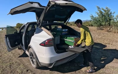 US man driving the entire length of South America in his Tesla Model X shares the reality of living off-grid as he travels through Chile