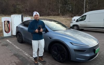 Man drives his Tesla Model Y on a mammoth 10,500-mile journey through all sorts of challenging terrain including deserts and the Arctic