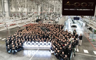Tesla’s Shanghai Gigafactory reaches 4,000,000 cars after major growth