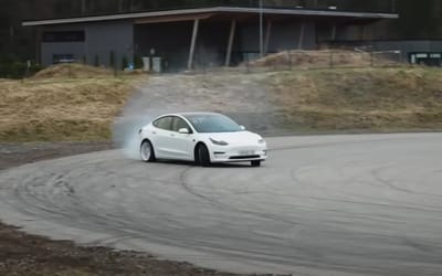 Team in Estonia attempts to create a Tesla that can drift at a competitive level