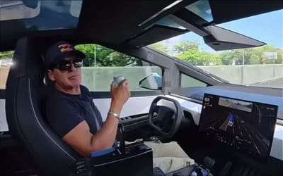 Tesla owner forgets he has a Cybertruck that can drive itself until relaxing road trip to the Hawaii coast